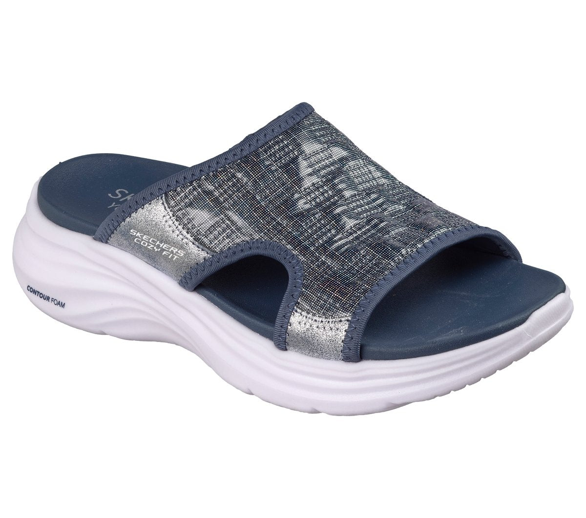 New Arrivals Skechers Contour Foam Sandal - Cozy Fit Costal Air | Skechers New Arrivals